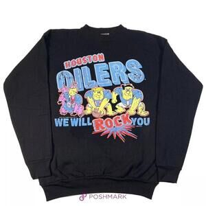 1994 Nfl Houston Oilers The Flintstones Rock You Sweatshirt Retro